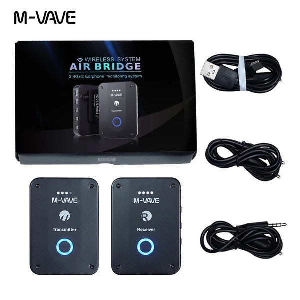 M-vave WP-9 Wireless Earphone Monitor 2.4G Rechargeable Transmitter Receiver ... Carousel 1