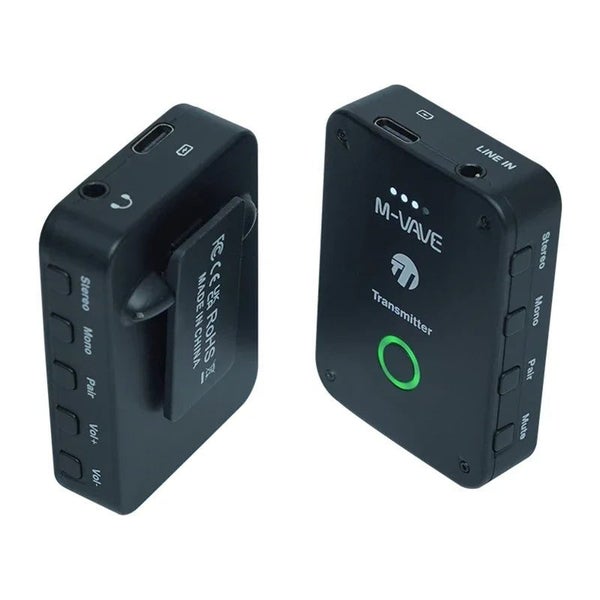 M-vave WP-9 Wireless Earphone Monitor 2.4G Rechargeable Transmitter Receiver ... Carousel 7