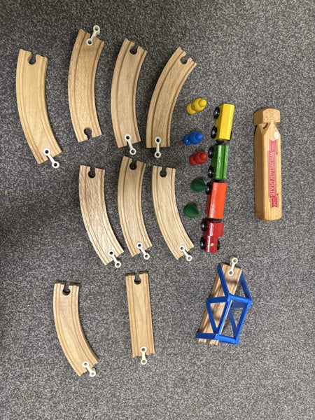 The Whistlin' Dixie Line Wooden Train Whistle 8" set Carousel 1