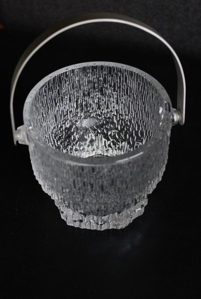 +++ VINTAGE ART GLASS ICE BUCKET +++ Carousel 2