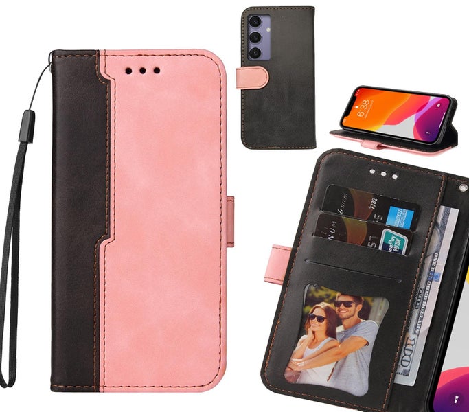 Samsung Galaxy S24 FE Case Wallet Denim Leather Case Cover Carousel 1