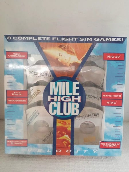 Mile High Club 8 Flight Sims Games Wing Commander ATAC MiG 29 Acadamy F14 Tomcac Carousel 1