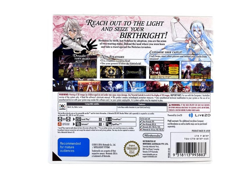 Fire Emblem Fates: Birthright (3DS - NZ PRINT) *AS NEW - MINT COLLECTOR'S* Carousel 2