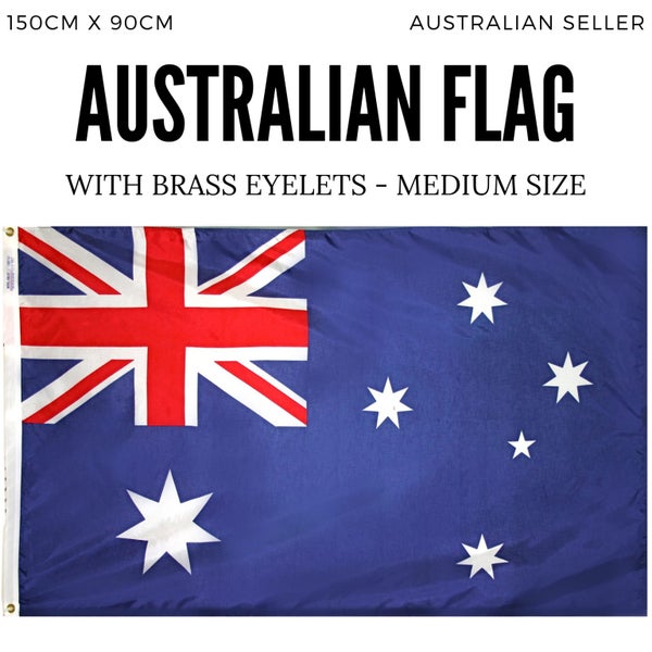 AUSTRALIA FLAG Aussie Australian Day Souvenir National 150cmx90cm - Medium Carousel 3