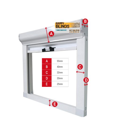 FLY SCREEN RETRACTABLE TYPE FOR WINDOWS Carousel 2