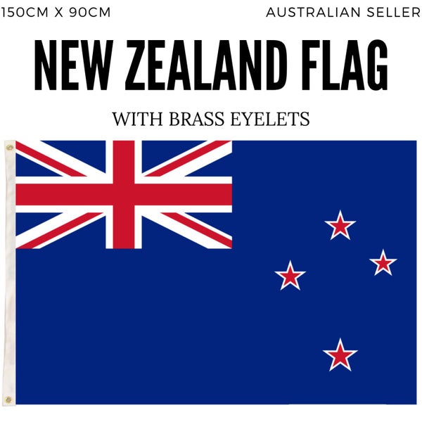 New Zealand Country Flag Kiwi Heavy Duty Outdoor Maori - 150cm x 90cm Carousel 2