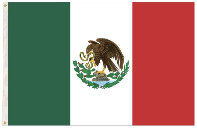 Mexico Mexican Country Flag Heavy Duty Outdoor - 150cm x 90cm Carousel 1