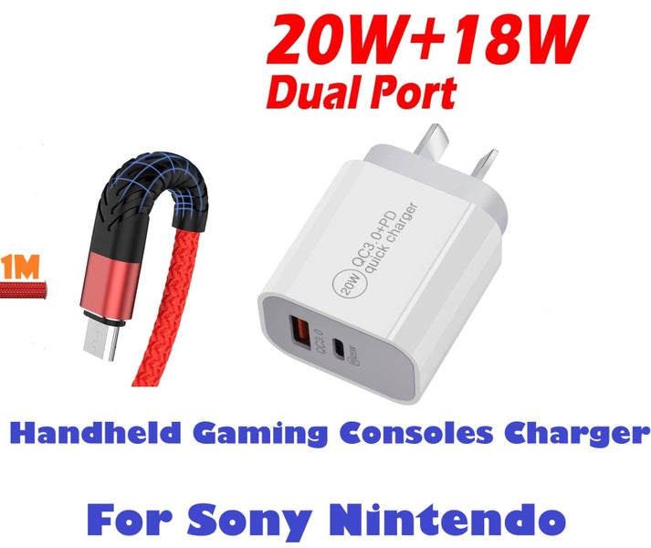 Handheld Gaming Consoles Charger for Nintendo Sony Carousel 1