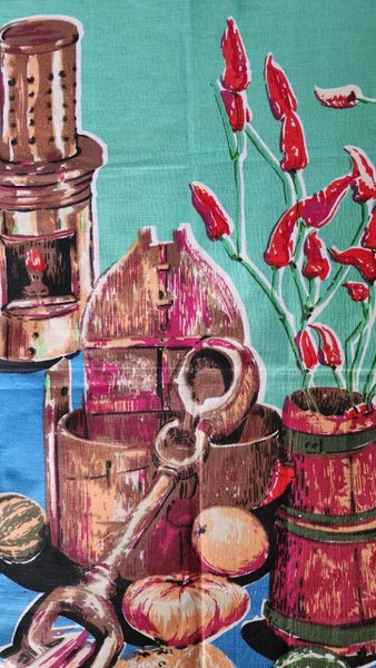 ~" Retro Pure Cotton Tea Towel "~ Carousel 1