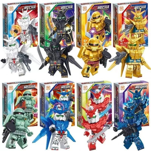 GUNDAM Animation Game Peripheral Toys Building Blocks Assembling toy Small Do... Carousel 2