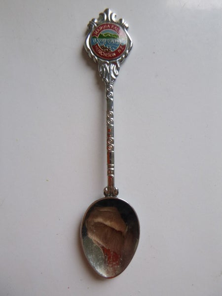 Maruia Falls, Murchison, NZ Resin Top Tea Spoon Carousel 1