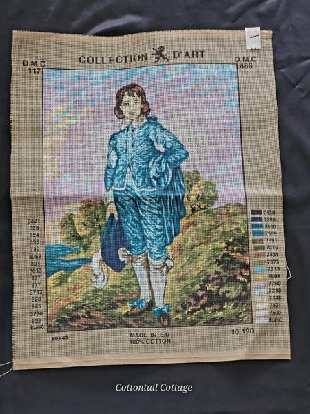 Blue Boy Collection D'Art Tapestry Canvas 40cm x 50cm Carousel 1