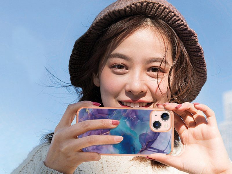 Case Cover for iPhone 13 Mini Marble Carousel 2