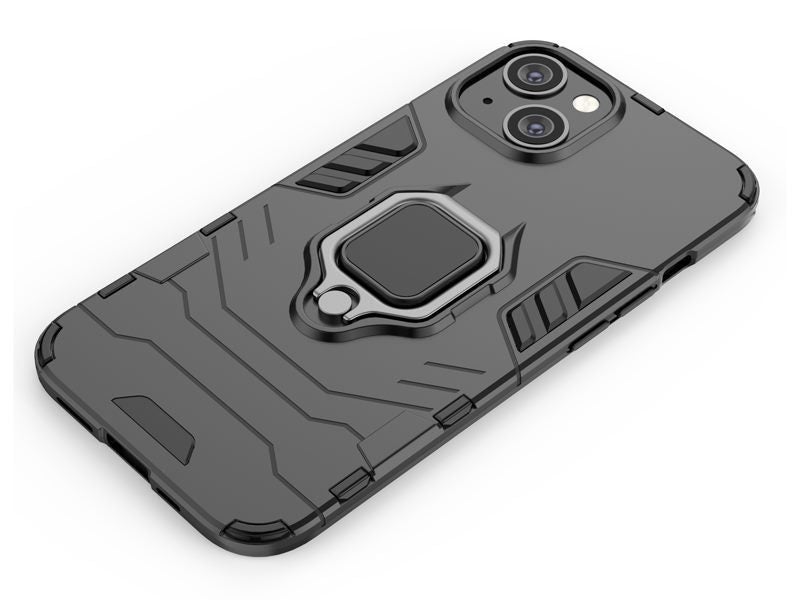 Kickstand Case Cover for iPhone 13 6.1" Black Carousel 2