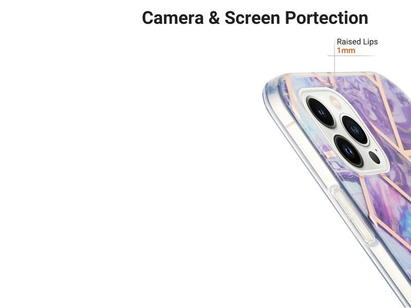 Case Cover for iPhone 14 Pro Max Marble Carousel 4