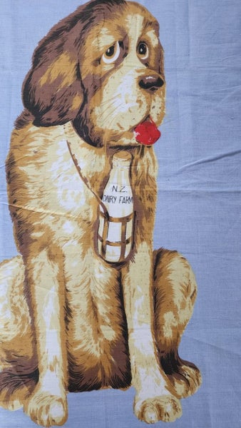 ~" Dog N.Z. Dairy Farm Vintage Tea Towel "~ Carousel 2