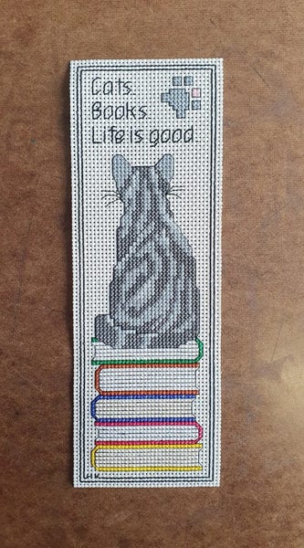 "Cats” - Cross Stitch Bookmarks Carousel 2