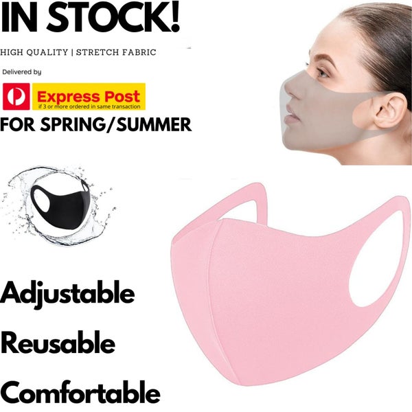 SUMMER Reusable Breathable Face Mask Mouth Mask Anti Dust Haze Protective in ... Carousel 13
