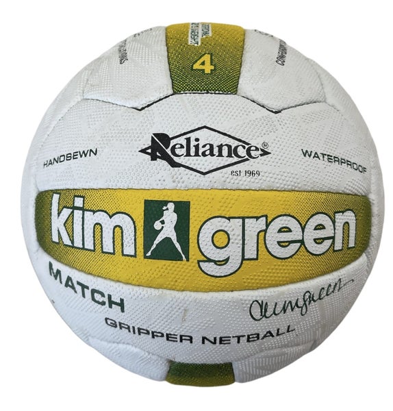 Kim Green Match Gripper Netball Hand Sewn Waterproof Net Ball Official Size 4 Carousel 1