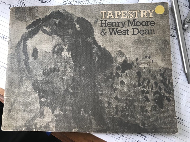 Tapestry - Henry Moore & West Dean - exhibition booklet 1980 Carousel 1