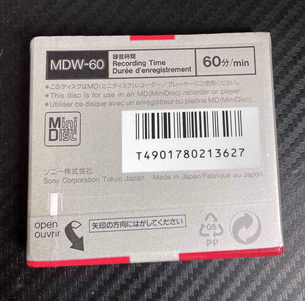 Sony MD Minidisc 60 Minutes Recordable MDW-60 brand new Carousel 2
