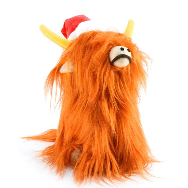 Cute Highland Cow Stuffed Christmas Animals Cow Plush Toys for Kids Carousel 2