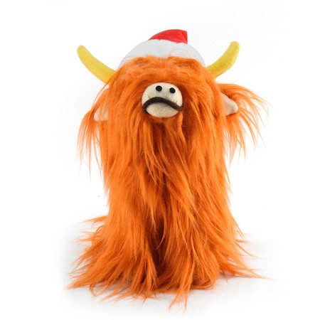 Cute Highland Cow Stuffed Christmas Animals Cow Plush Toys for Kids Carousel 1