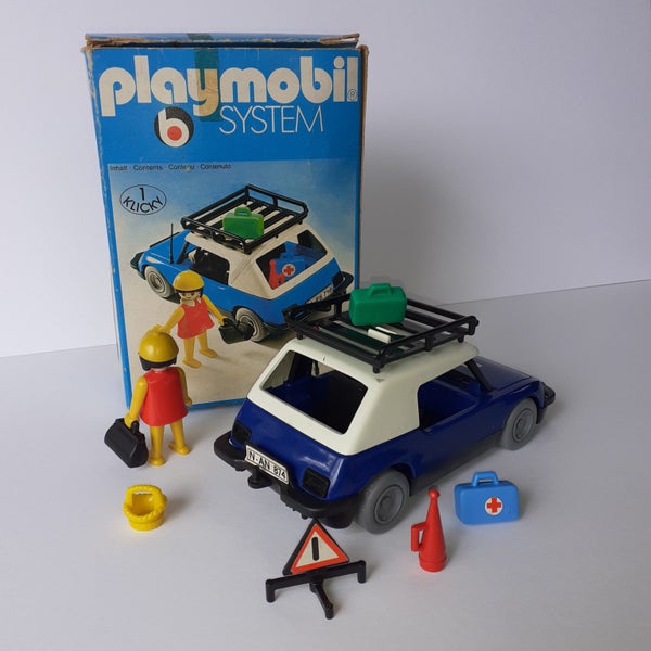 PLAYMOBIL 1976 GEOBRA - Blue Car - Excellent in Box. Carousel 2