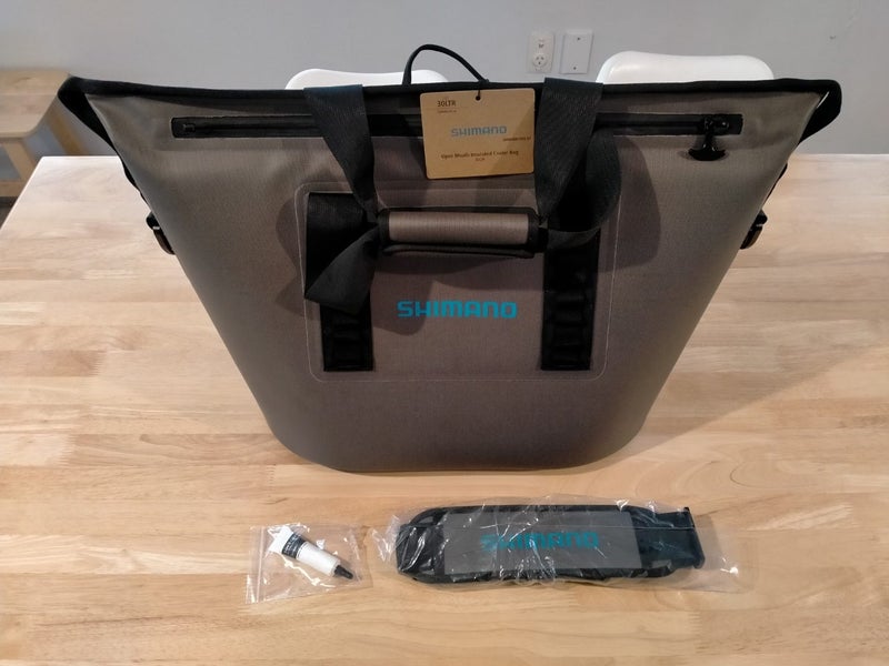 NEW Shimano 30LT open mouth insulated cooler bag rrp$299. Carousel 1