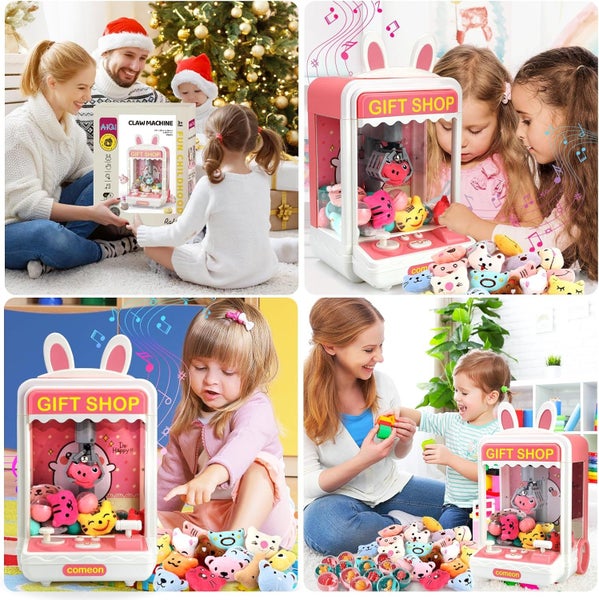 Kids Claw Machine Mini Candy Vending Grabber Toys for Girls and Boys Carousel 1