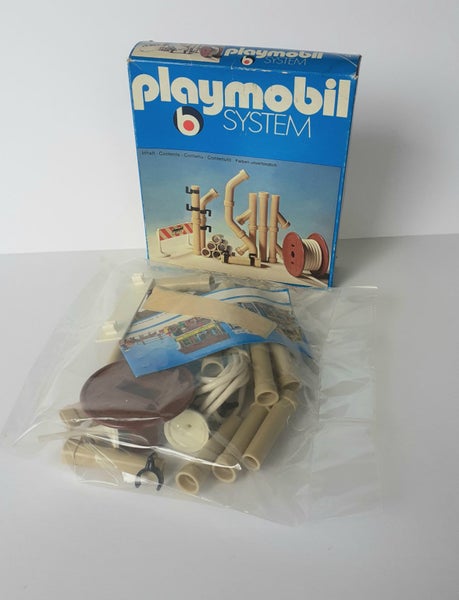 PLAYMOBIL 1974 GEOBRA - 3205 - Roadwork accessories - Mint/sealed in Box. Carousel 1