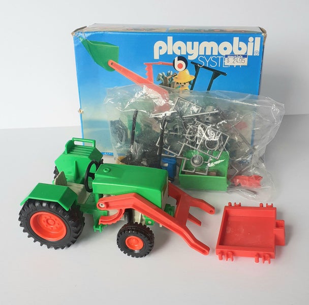 PLAYMOBIL 1974 GEOBRA - 3500 - Farm Tractor - MINT in Box. Carousel 1