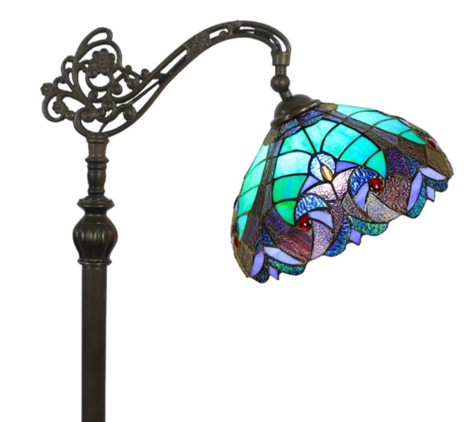 New Design Handmade Tiffany Floor Lamp 30cm Shade Carousel 1