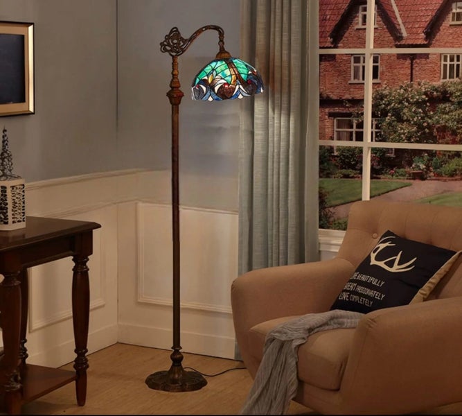 New Design Handmade Tiffany Floor Lamp 30cm Shade Carousel 2