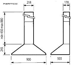 900mm Styleline Canopy, Stainless Steel, LED, 7 Year Warranty Carousel 2