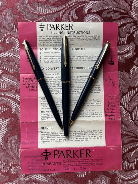 Vintage Parker Fountain Pen Writing Set Carousel 9