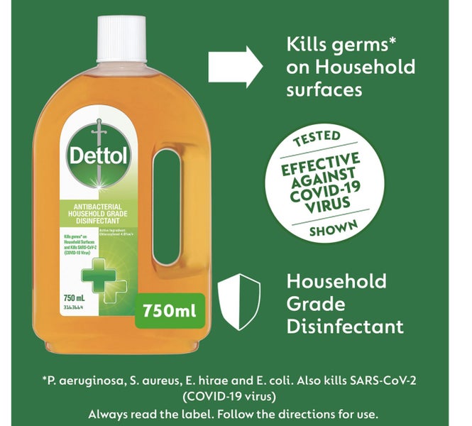 Dettol 750ml Antiseptic Disinfectant Household Grade Carousel 3