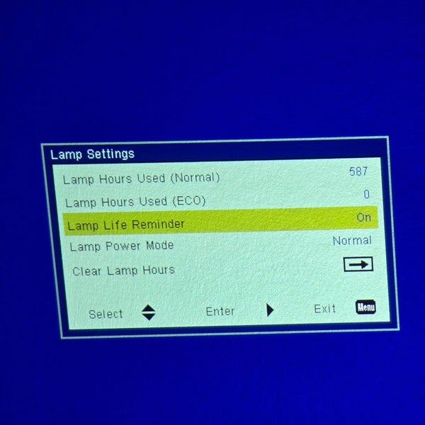 Compact Panasonic projector supports upto 1080p full hd low used hours Carousel 9