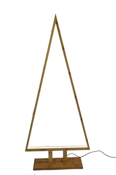 Extra Large Bamboo Christmas Tree LED Floor Lamp Light Xmas - Natural Carousel 1