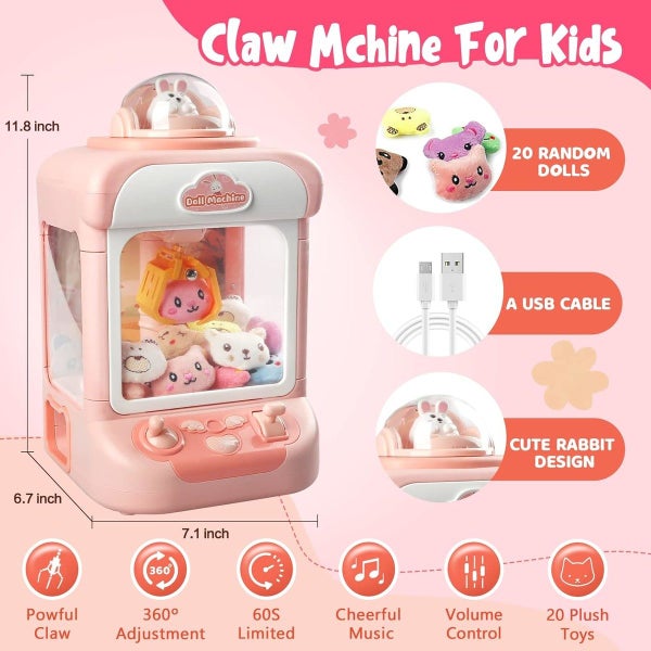 Arcade Claw Game Machine for Party Birthday Carousel 2