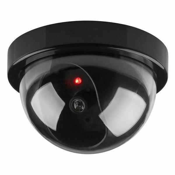 DUMMY SECURITY CAMERA Fake Dome Surveillance Flashing LED Wireless Imitation Carousel 1