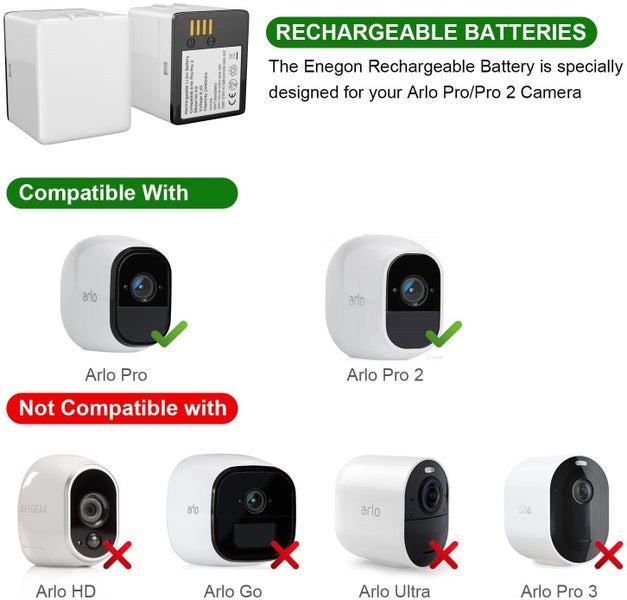 Arlo Pro / Pro 2 Battery Rechargeable - NZ Stock Deal63927159790082113