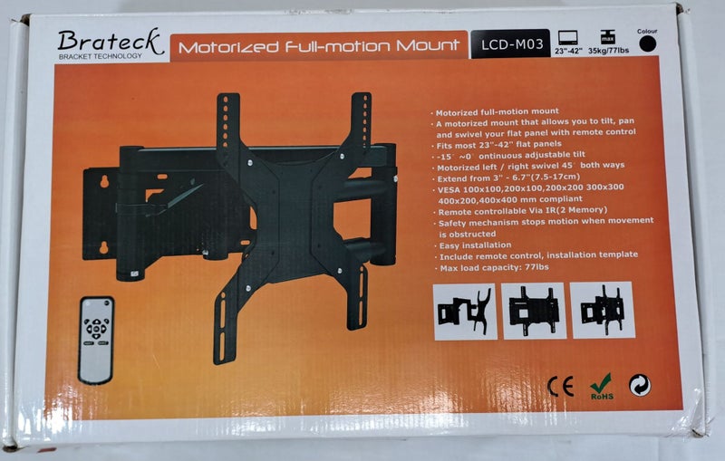 Brateck LCD M03, Motorised TV Mount Carousel 1
