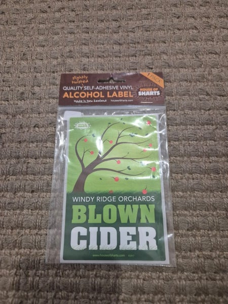 Alcohol label - Blown Cider Carousel 1