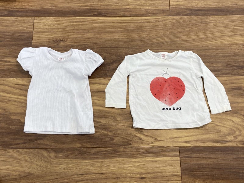 2pcs SEED HERITAGE SHIRTS 6-12months Carousel 1
