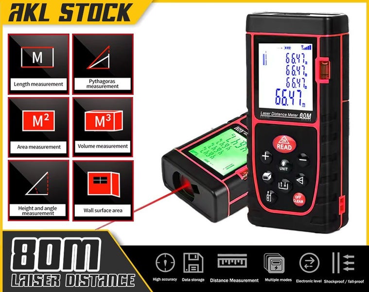 Laser Distance Meter 80M Clearance DEAL Carousel 1