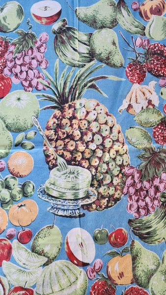 ~" Fruit Fast Colours Cotton Vintage Tea Towel "~ Carousel 2