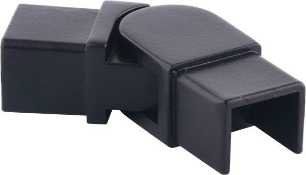 Glass Balustrade horizontal adjustable Joiner BLACK Carousel 1