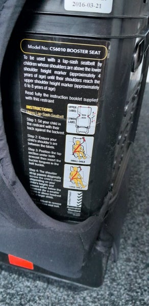 Booster seat with car seat protector Carousel 2