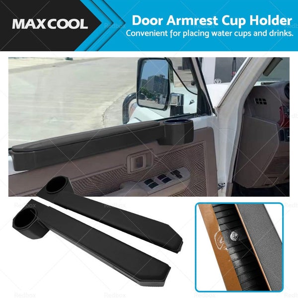 RH and LH Door Armrest Cup Holder Suitable For Toyota Land Cruiser 70 Series ... Carousel 1